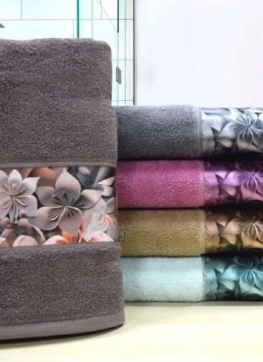 Festive Flower Towel